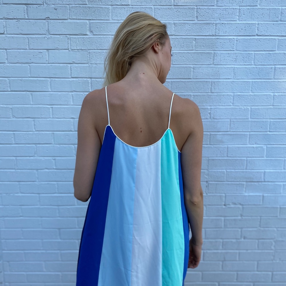 Francesca’s Chiffon Shift Dress - Picture 4 of 5